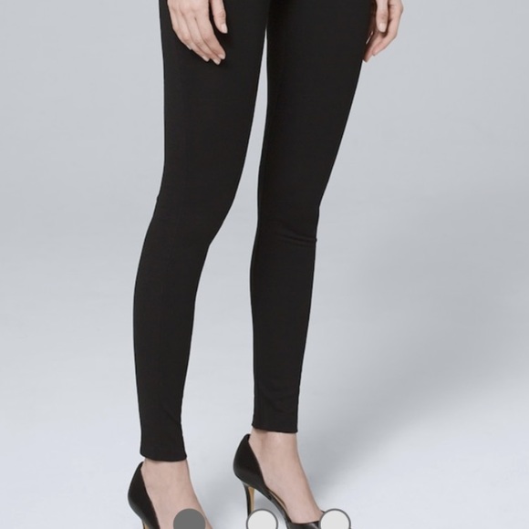 White House Black Market Black Skinny Leggings - Picture 2 of 5